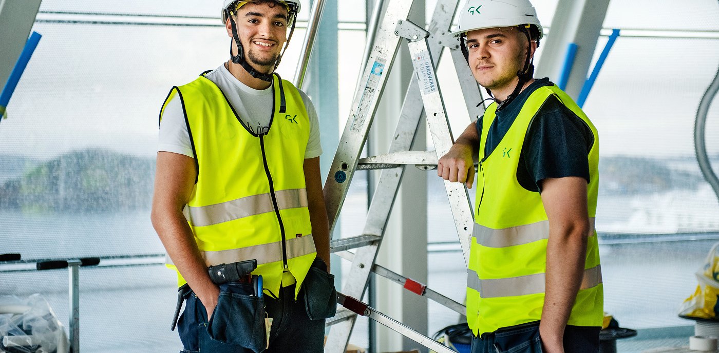 Arben Bajramaj og Adam El Boumlali elektrogutter_NO