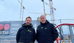 Håvard Pallin Grønning, prosjektutvikler i entreprise og Leif Øie, divisjonsdirektør i entreprise. Håvard Pallin Grønning, prosjektutvikler i entreprise og Leif Øie, divisjonsdirektør i entreprise.
