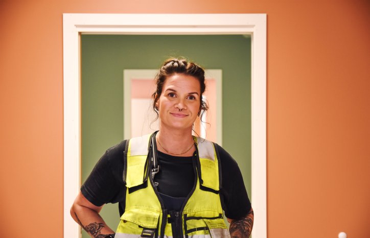 Silje Katrine Høva Johansen er VVS servicetekniker hos GK