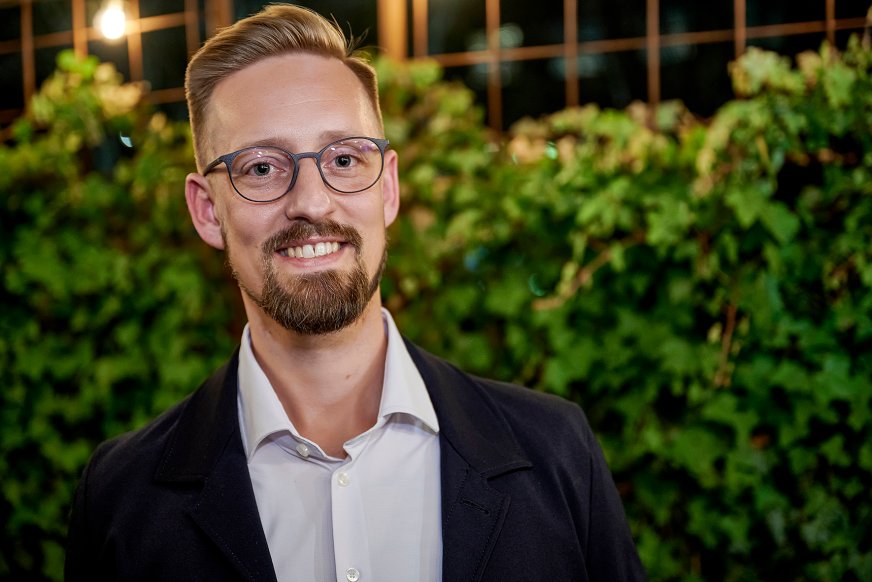 Billede af Dennis Axel Rossing, senior salgschef - taget ved GK's 60 års jubilæumsfest