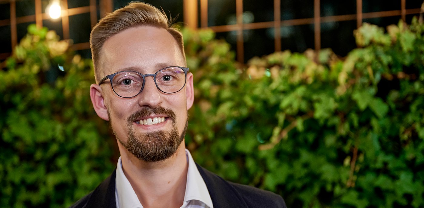 Billede af Dennis Axel Rossing, senior salgschef - taget ved GK's 60 års jubilæumsfest